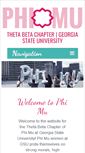 Mobile Screenshot of gsu.phimu.org