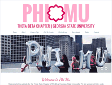 Tablet Screenshot of gsu.phimu.org