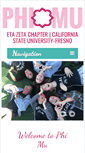 Mobile Screenshot of csufresno.phimu.org