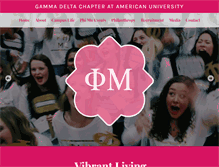 Tablet Screenshot of american.phimu.org