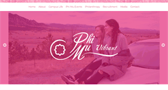 Desktop Screenshot of mizzou.phimu.org