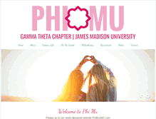 Tablet Screenshot of jmu.phimu.org