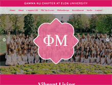 Tablet Screenshot of elon.phimu.org