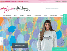 Tablet Screenshot of carnationcollection.phimu.org