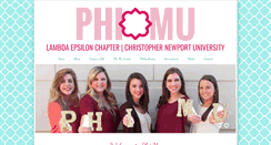 Desktop Screenshot of cnu.phimu.org