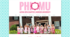 Desktop Screenshot of mercer.phimu.org